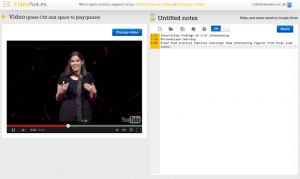 Screenshot of VideoNot.es