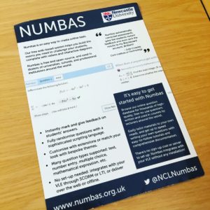 'Numbas' online test tool