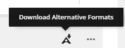 Alternative Formats Button