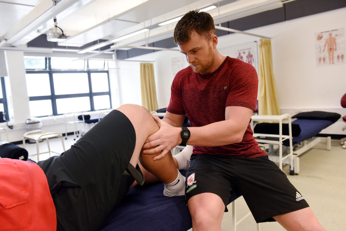 Inside the sports injury and massage clinic