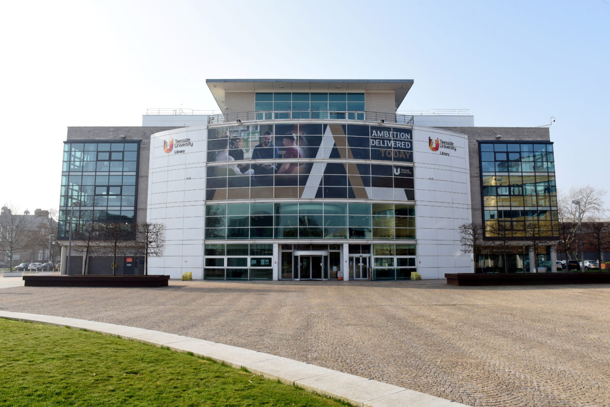 Teesside University's Library is a staple of Campus Heart