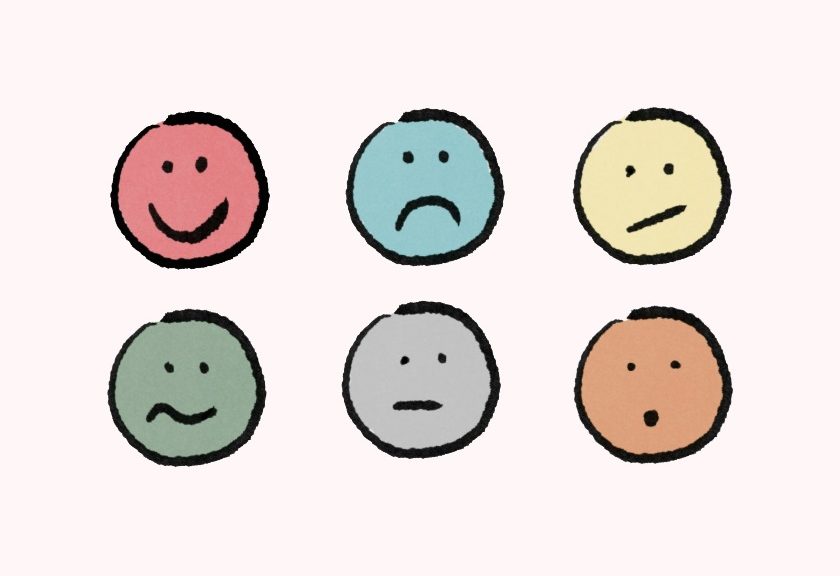 Emojis showing a range of emotions